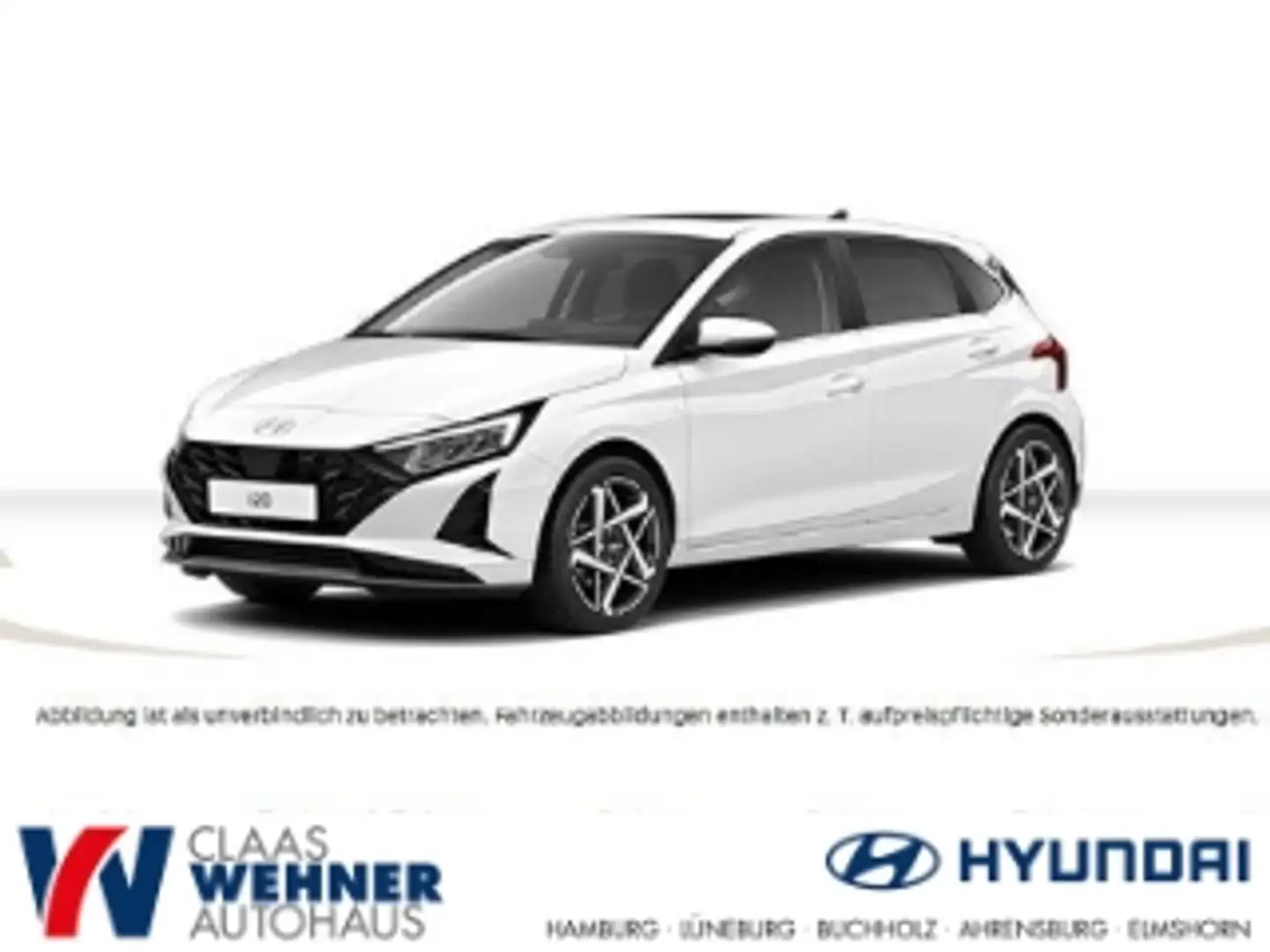 Hyundai i20 FL Trend MY24 Mild-Hybrid 1.0 T-GDI DCT Weiß - 1