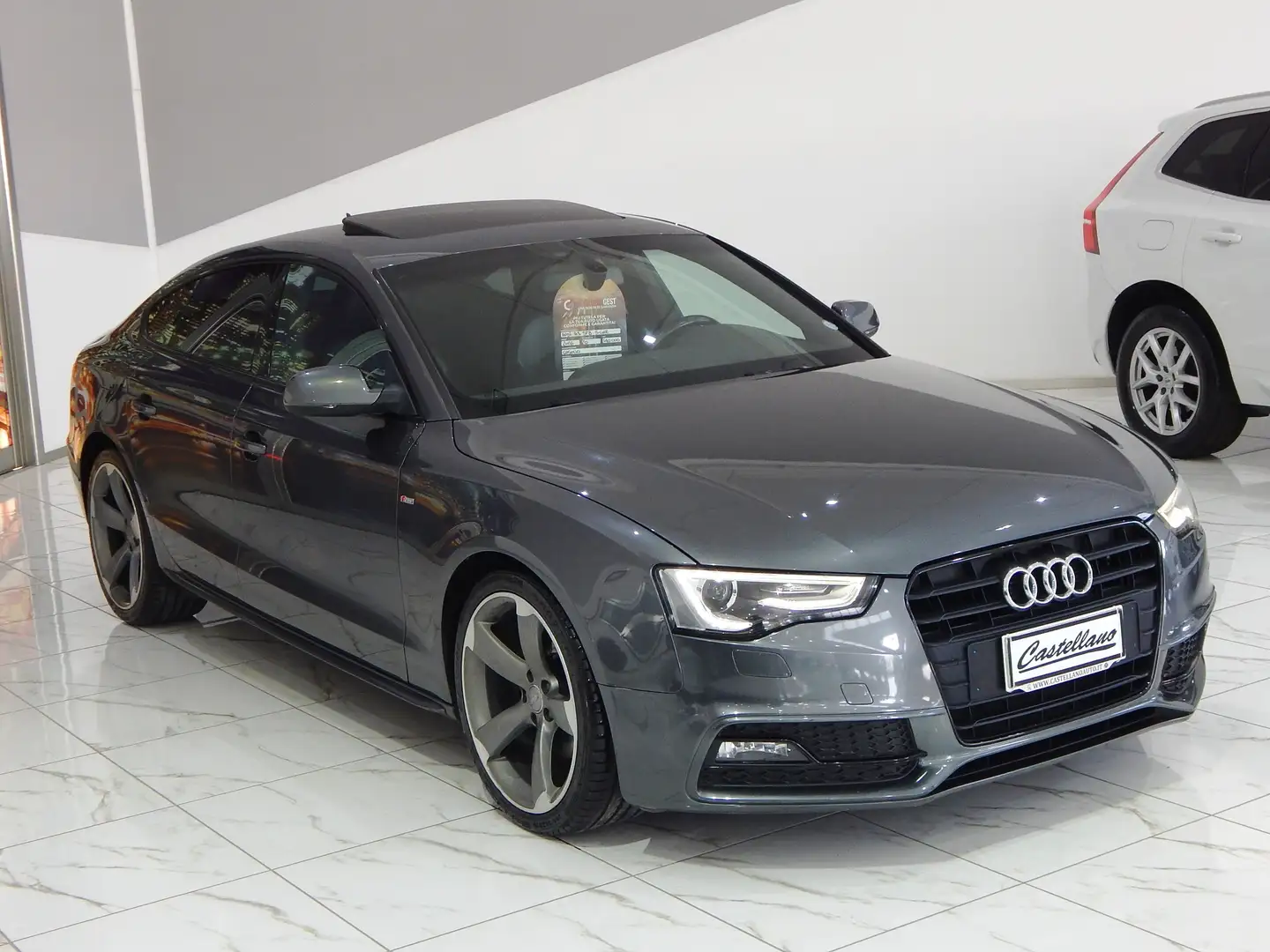 Audi A5 Sportback 2.0 TDI S-Line Edition 190cv TETTO-PELLE Gris - 2