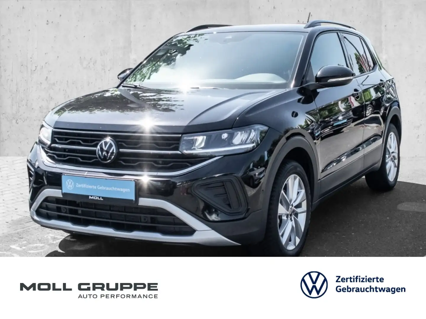 Volkswagen T-Cross 1.5 TSI DSG Life MATRIX 2xKLIMA ACC AUT Schwarz - 1