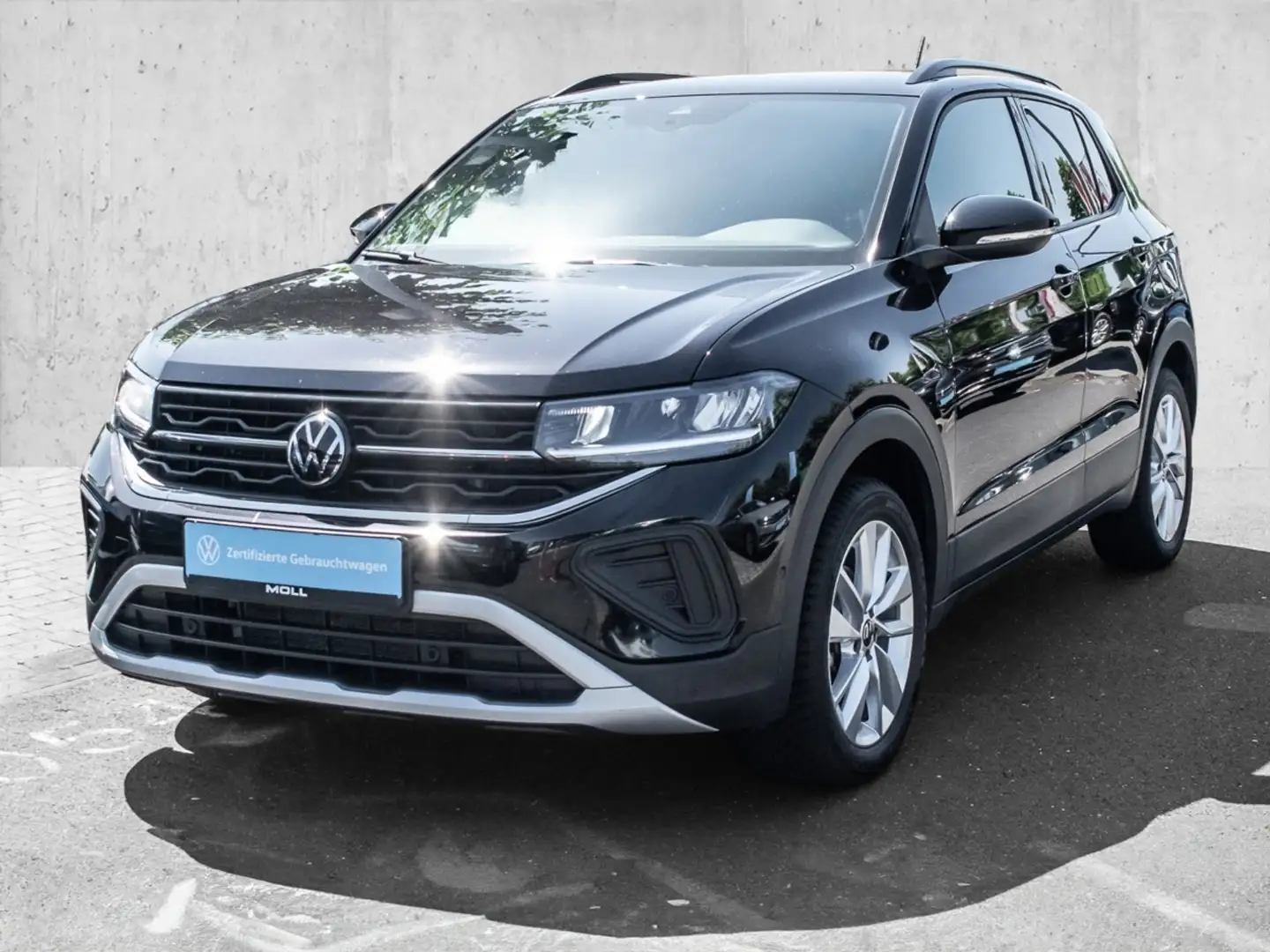 Volkswagen T-Cross 1.5 TSI DSG Life MATRIX 2xKLIMA ACC AUT Zwart - 2