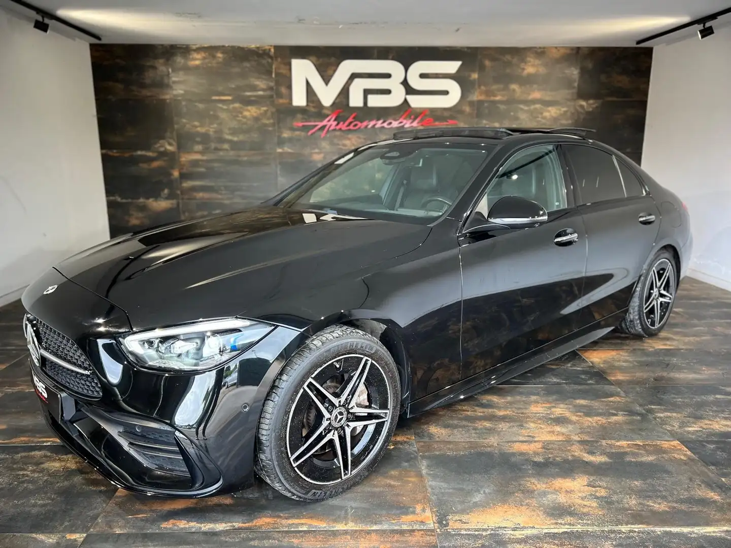 Mercedes-Benz C 300 C300e *AMG *AUTO *TVA *BEAM *PANO *CAMERA 360 Zwart - 1