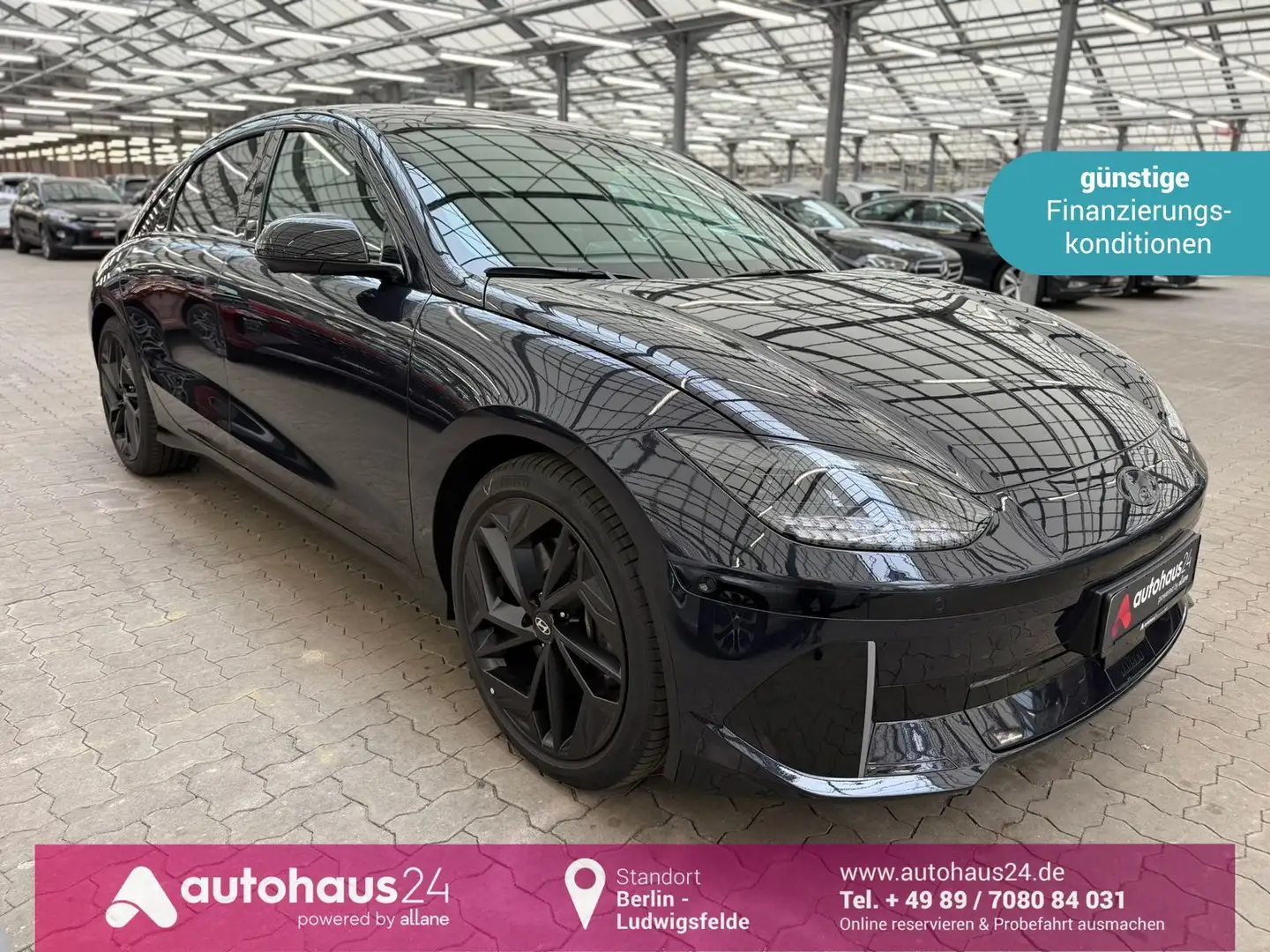 Hyundai IONIQ 6 First Edition   4WD|77,4 kWh|LED|ACC Bleu - 1