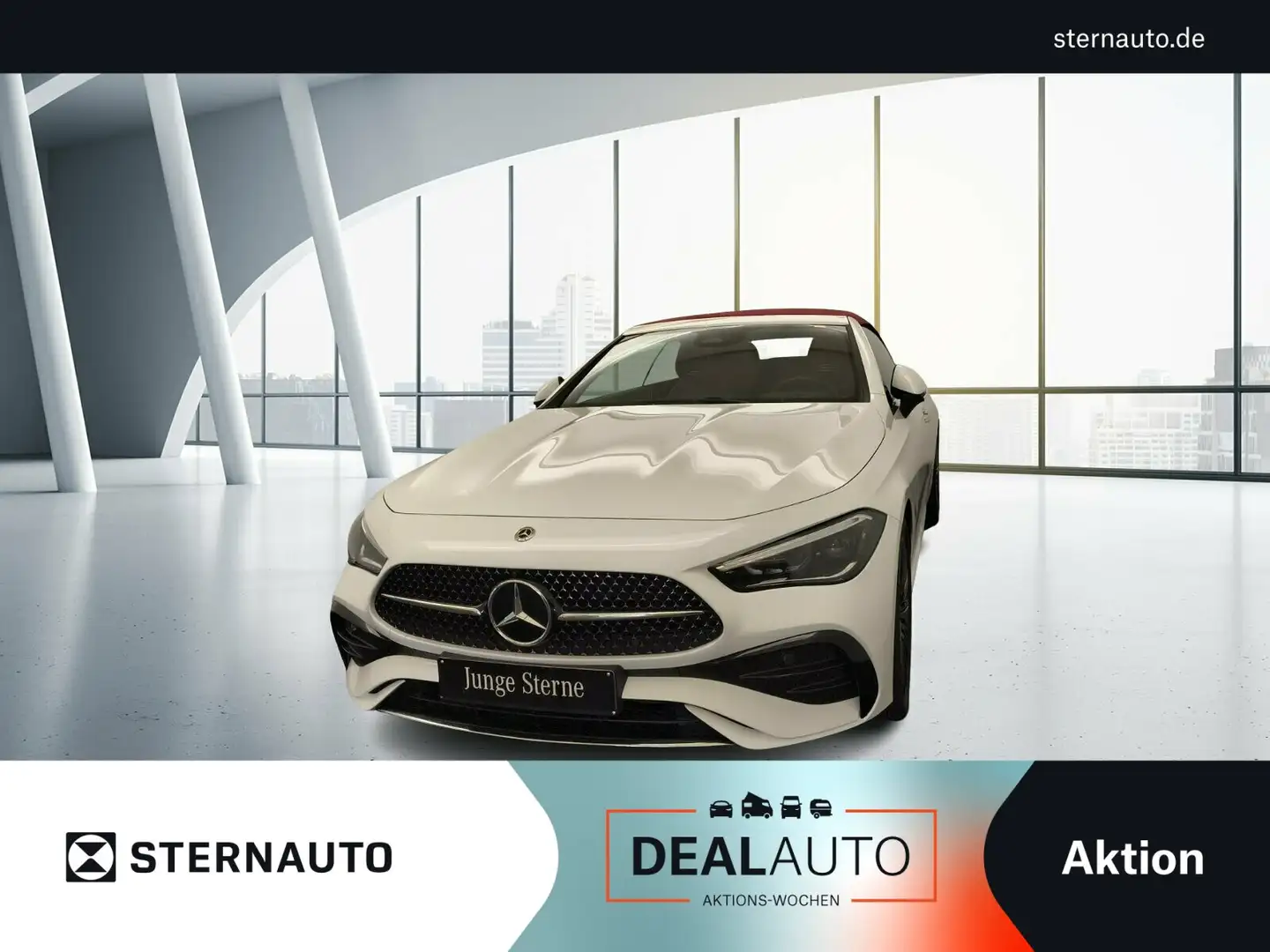 Mercedes-Benz CLE 200 CLE 200 Cabrio AMG Leder+Verdeck rot Burmester3D Weiß - 1