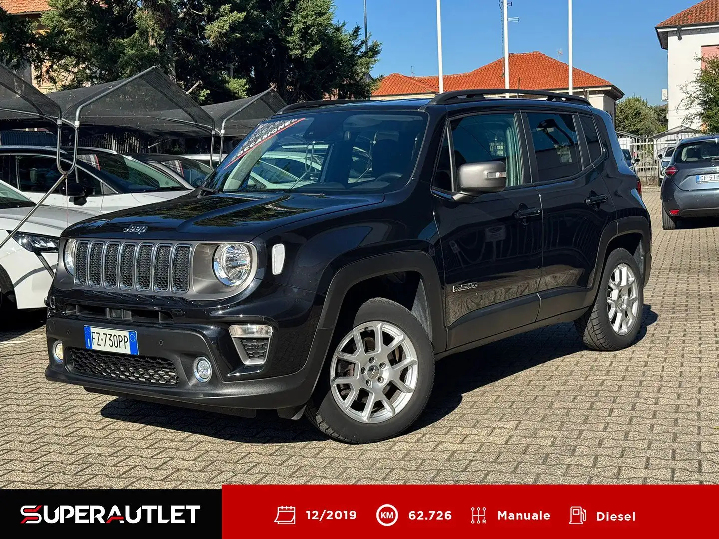 Jeep Renegade 2.0 Multijet 140cv Limited 4WD Active Dri Nero - 1
