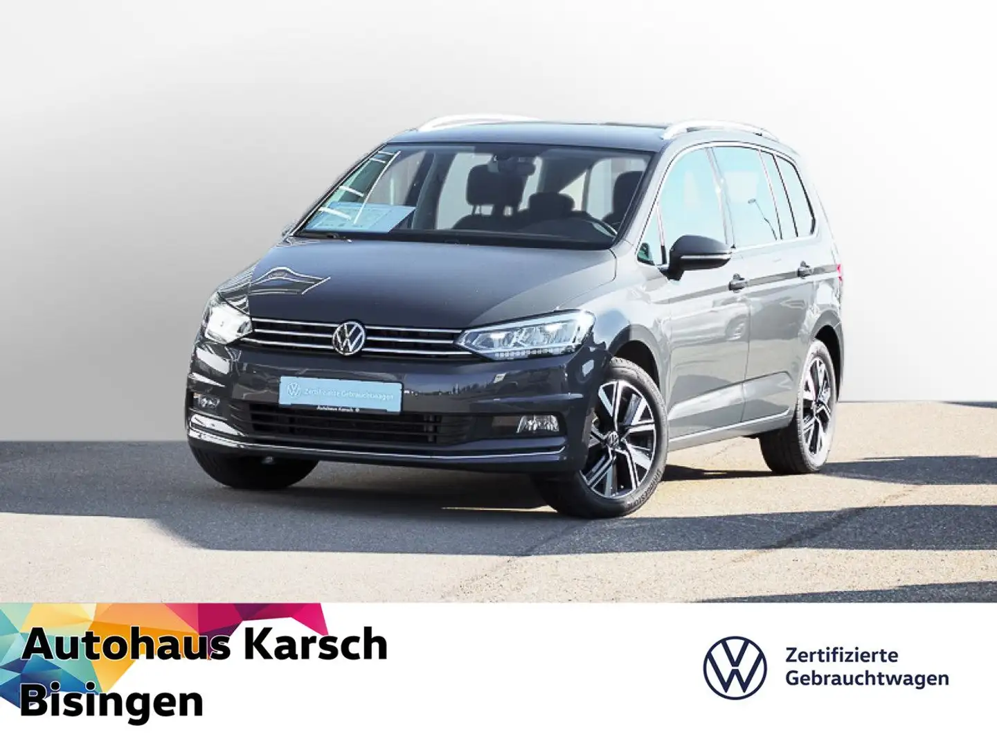 Volkswagen Touran Highline 1.5 TSI LED, NAVI, AHK, FAMILY Grau - 1