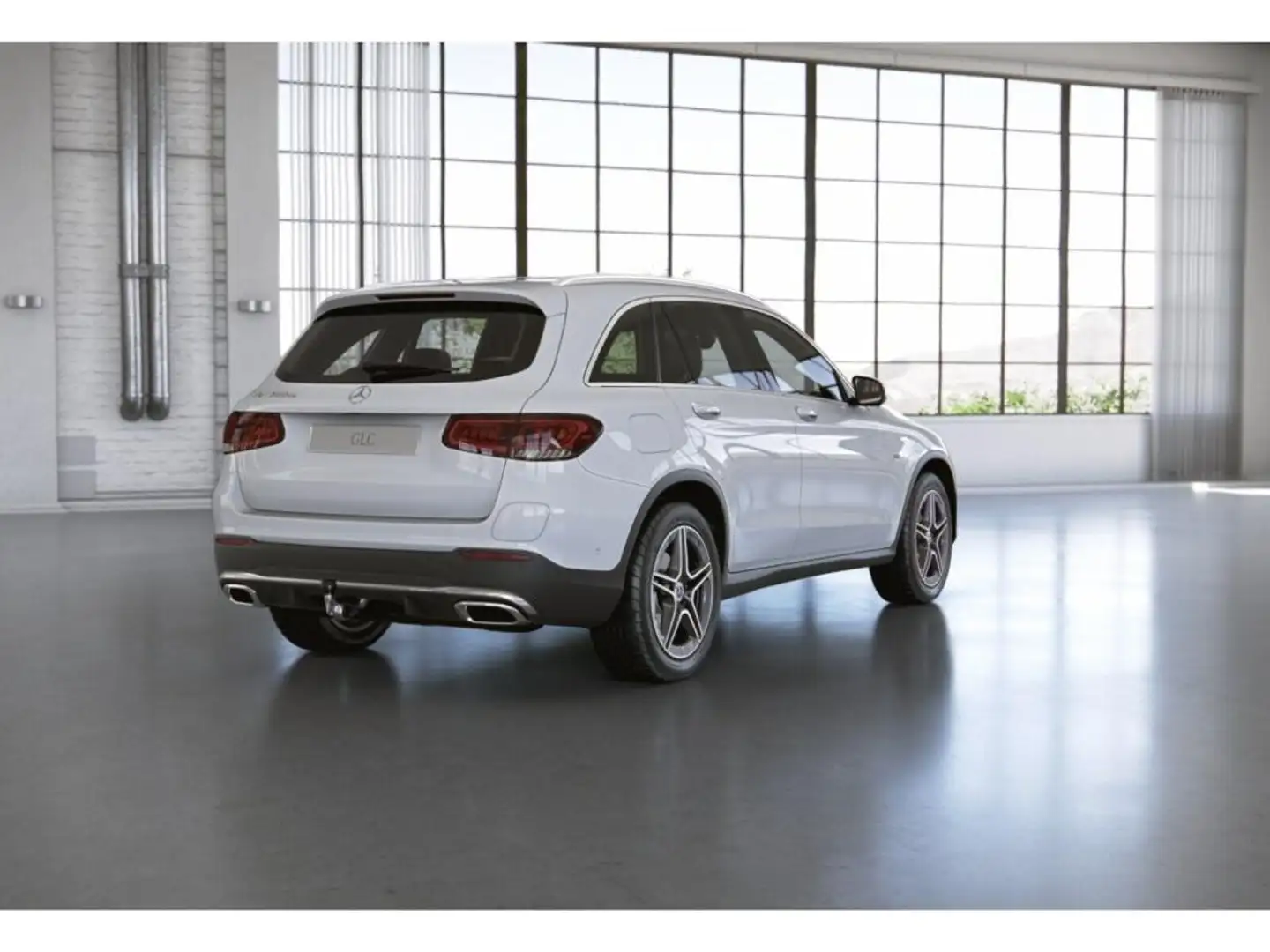 Mercedes-Benz GLC 300 de 4M AMG-Sport/MLB/360/Pano/AHK/Totw/19 Weiß - 2