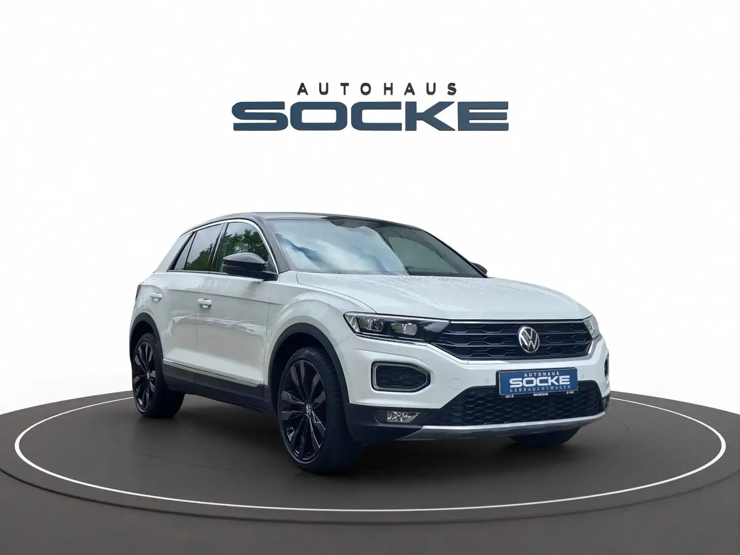 Volkswagen T-Roc 1.5 TSI Sport/DSG/AHZV/LED/Navi/Kamera Blanco - 2
