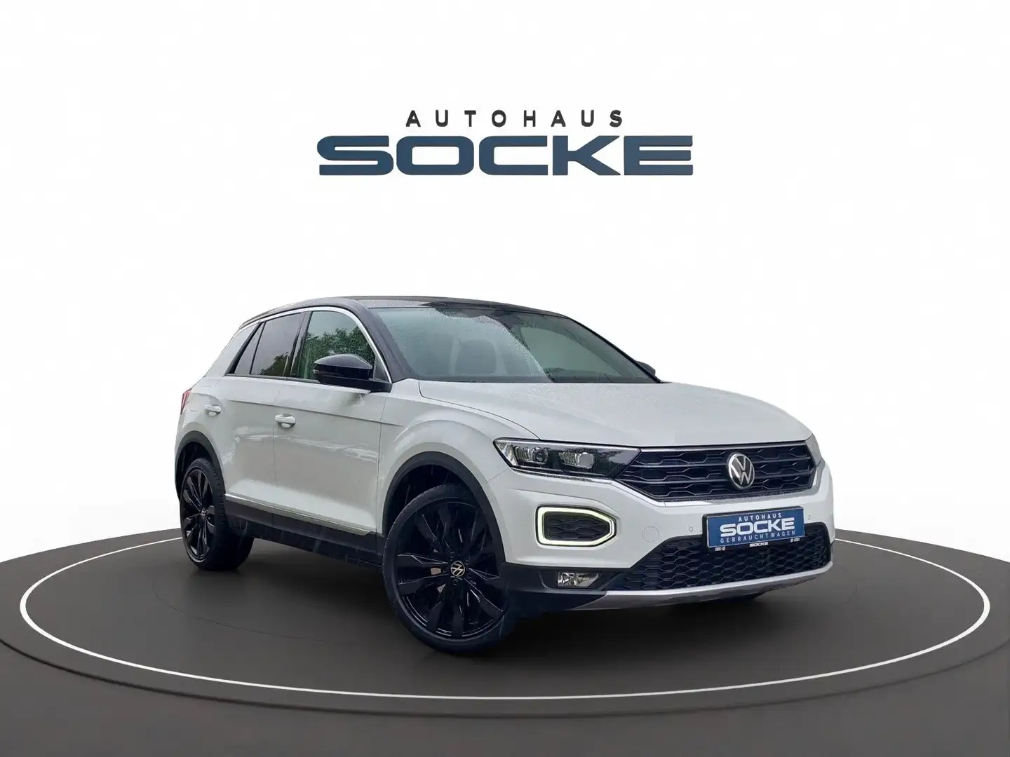 Volkswagen T-Roc 1.5 TSI Sport/DSG/AHZV/LED/Navi/Kamera Blanco - 1