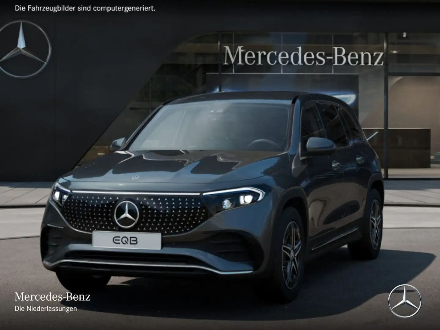 Mercedes-Benz EQB 250 AMG+PLUS-PAKET+AHK+360+MEMORY+KEYLESS+SPUR Grau - 2