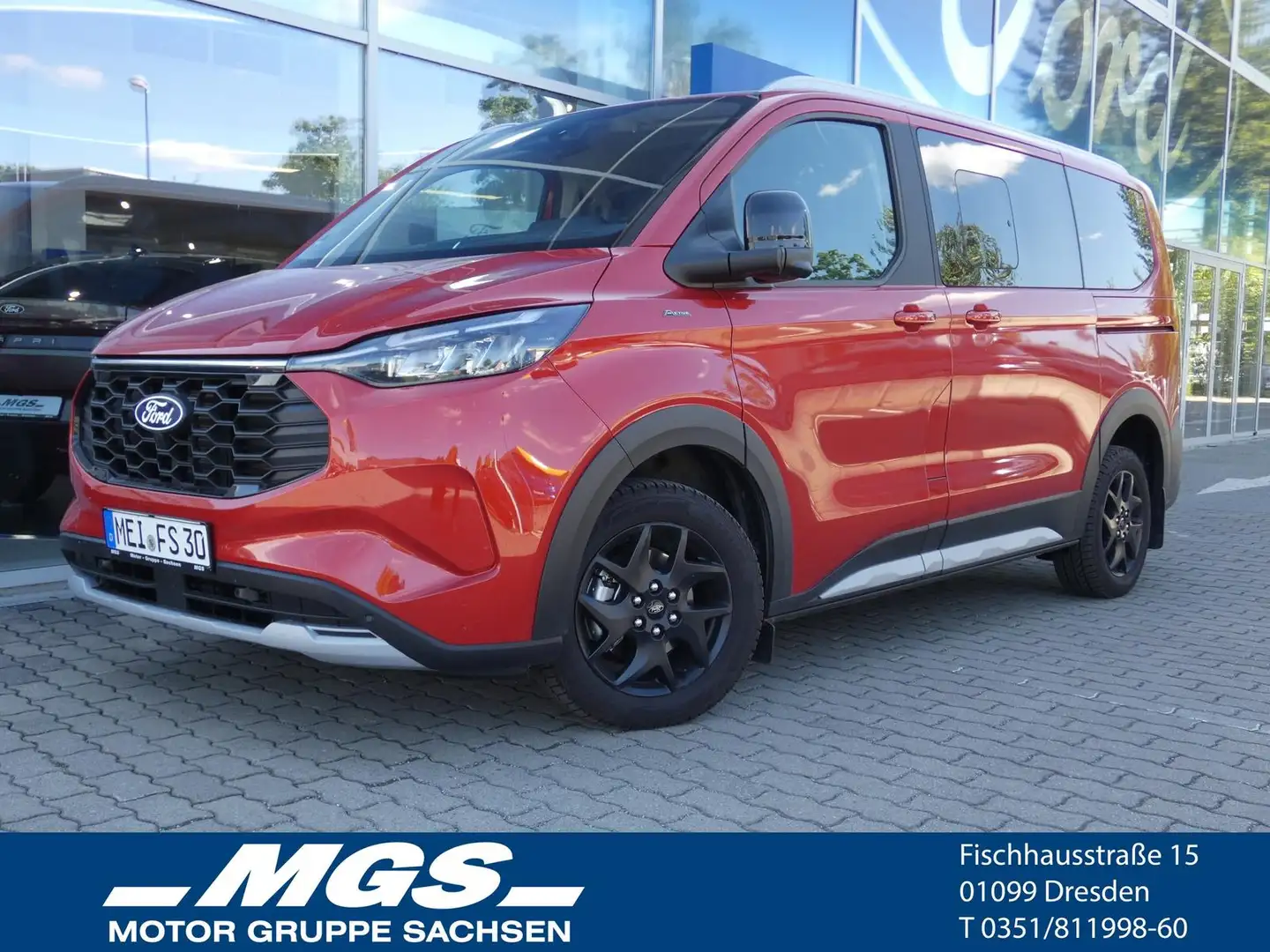 Ford Tourneo Custom Active PHEV #B&O #AHK Rot - 1