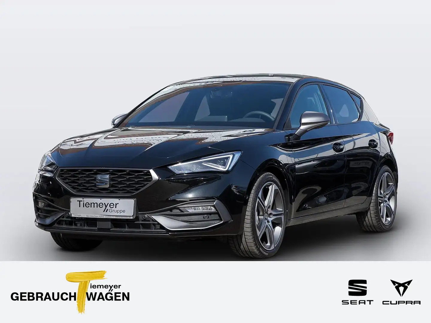 SEAT Leon 2.0 TDI DSG FR LM18 PANO KAMERA MATRIX NAVI Zwart - 1
