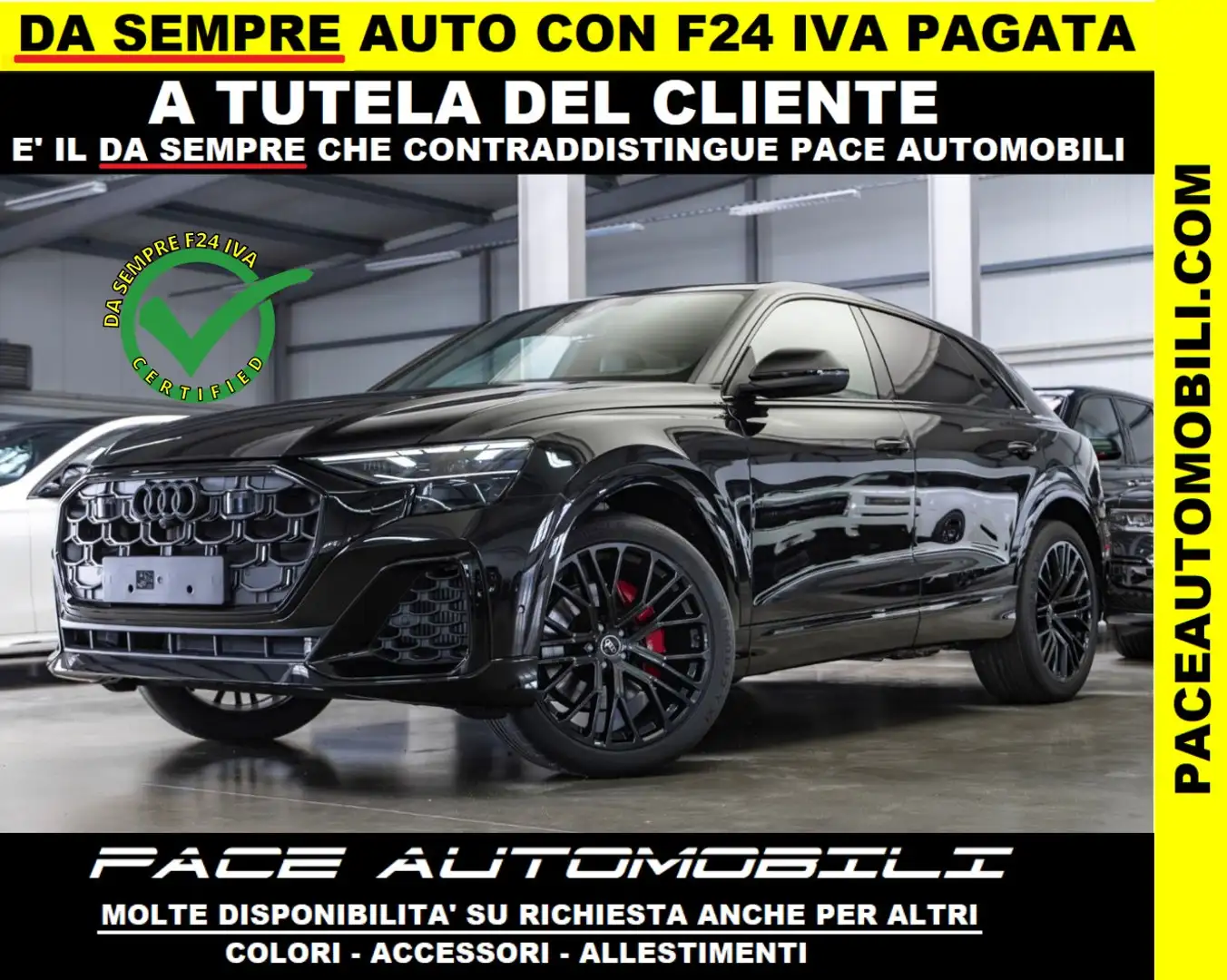Audi Q8 D IVA ESPOSTA SLINE S-LINE COMPETITION BLACK OLED Nero - 1