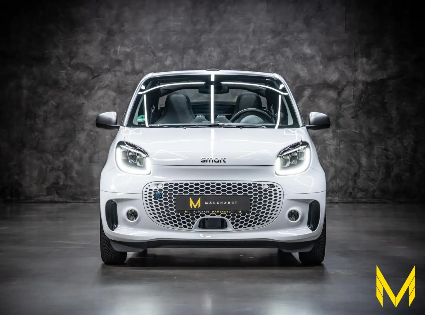 smart forTwo EQ cabrio EXCLUSIVE:1853KM+4JAHREGARANTIE Weiß - 2