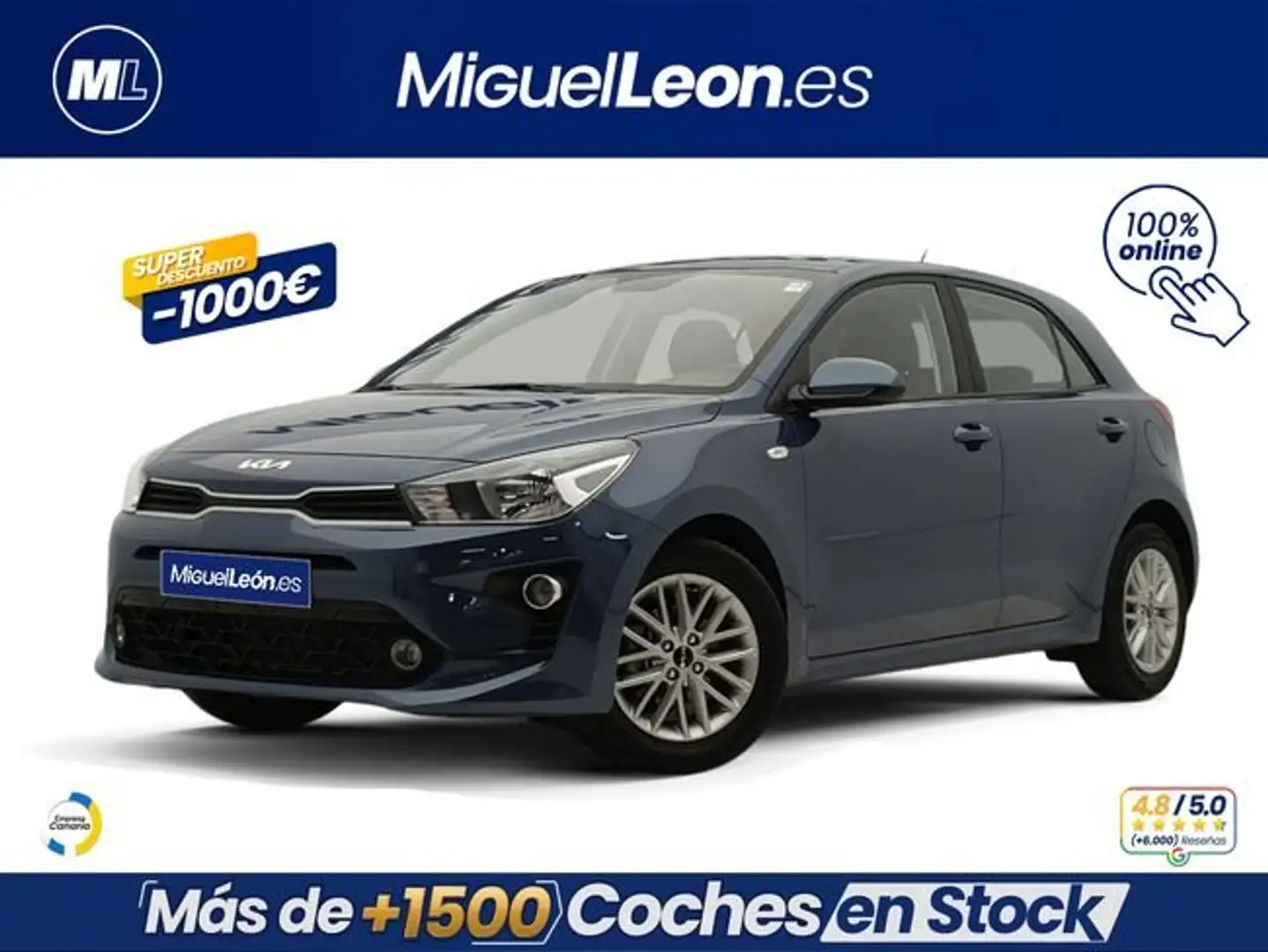Kia Rio 1.2 DPi Drive 84 Azul - 1