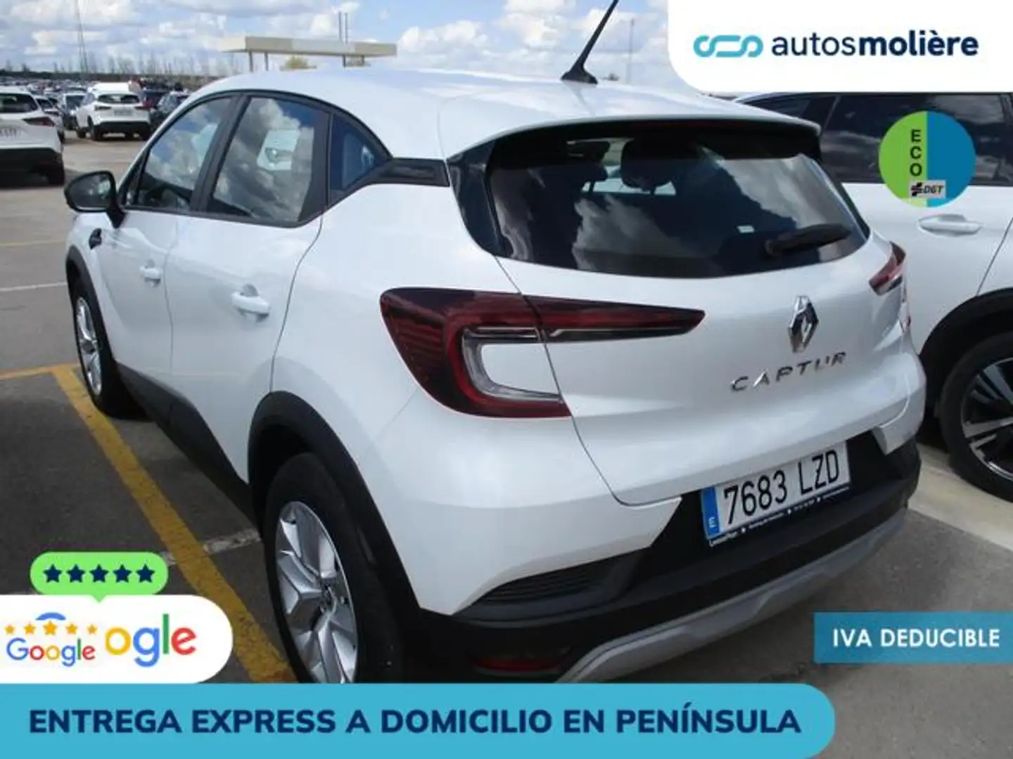 Renault Captur TCe Intens 74kW GLP Blanco - 2