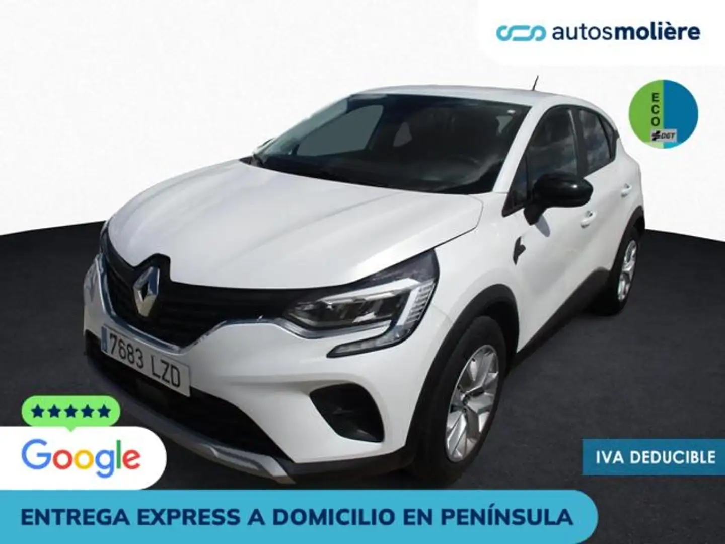 Renault Captur TCe Intens 74kW GLP Blanco - 1