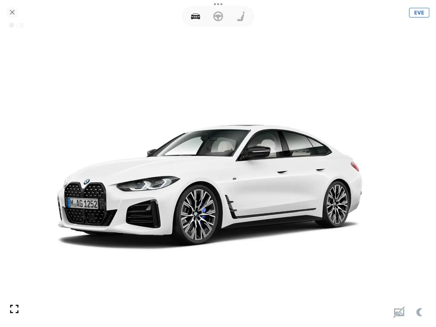 BMW 440 Mi xDrive Gran Coupé AHK*Head Up*Laser Weiß - 1