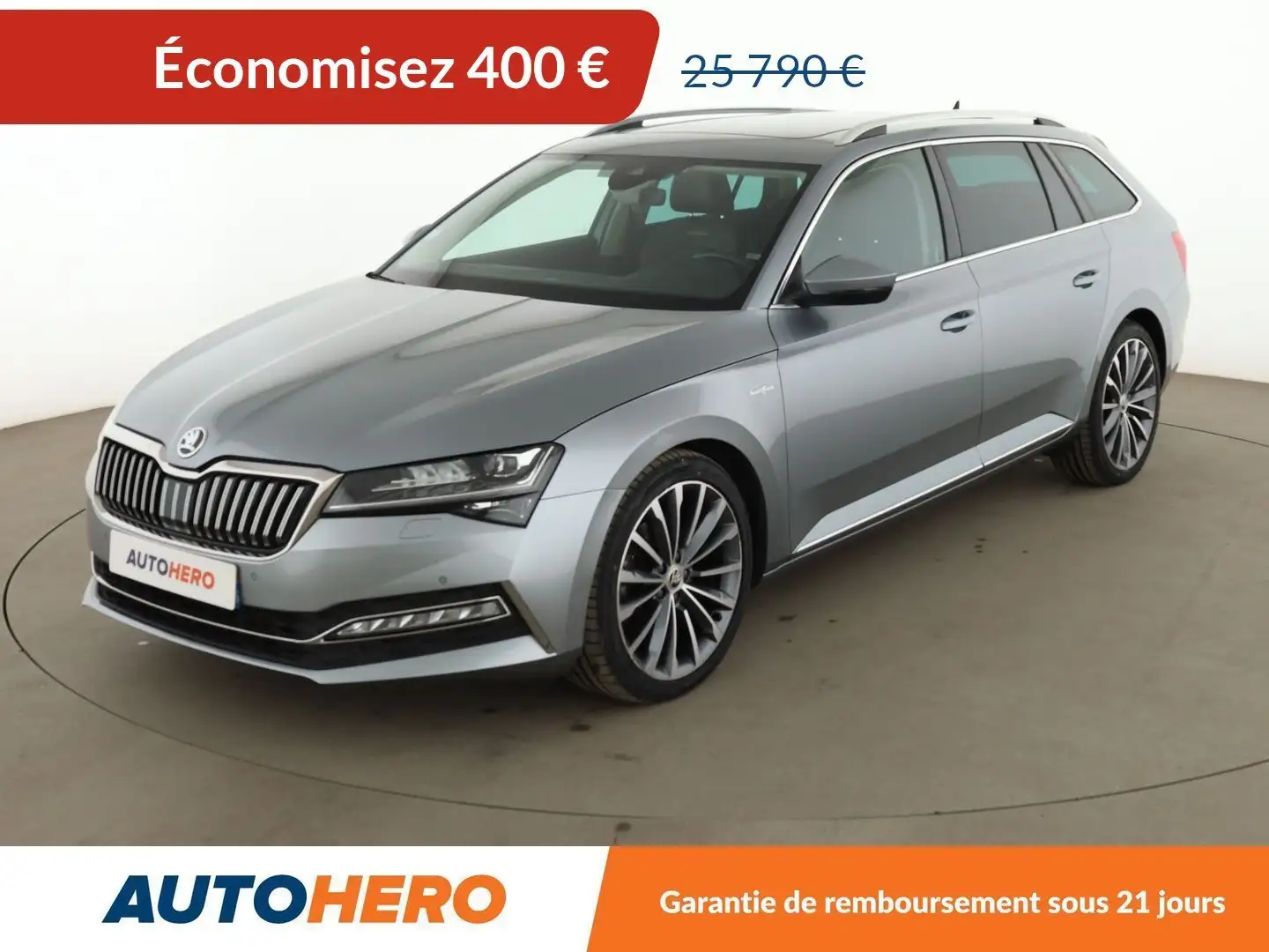 Skoda Superb Combi 2.0 TDI SCR Laurin & Klement DSG7 Gris - 1