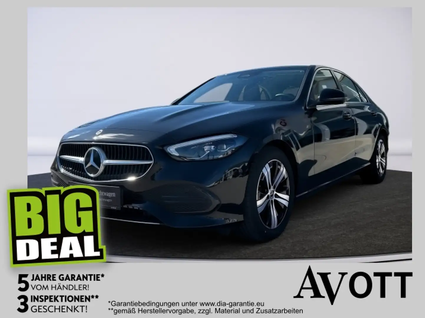 Mercedes-Benz C 180 Avantgarde Schwarz - 1