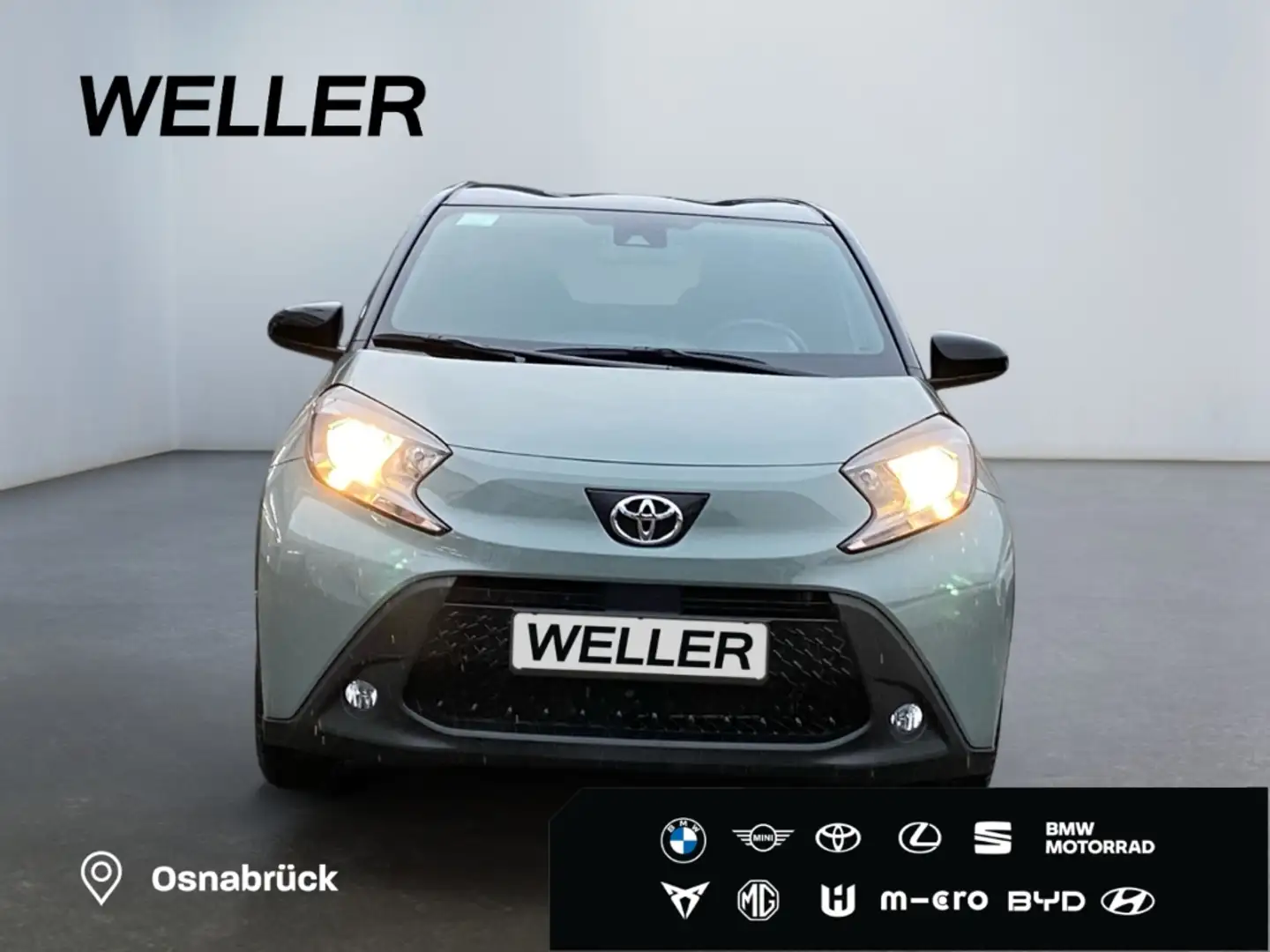 Toyota Aygo X Team D *ACC*Kamera*CarPlay*SHZ*DAB*Bi-Tone* Grün - 2