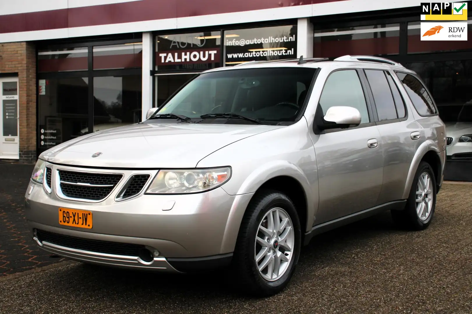 Saab 9-7X 4.2 | LEER | TREKHAAK | V6 | NIEUWE APK | STOELVER Grau - 1