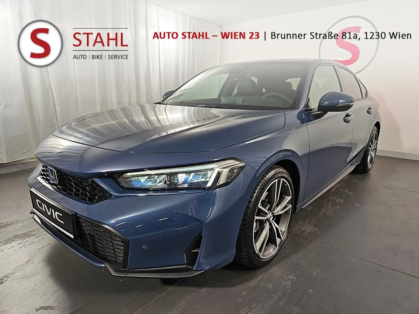Honda Civic Hybrid Advance Aut. | Auto Stahl Wien 23 Blau - 1