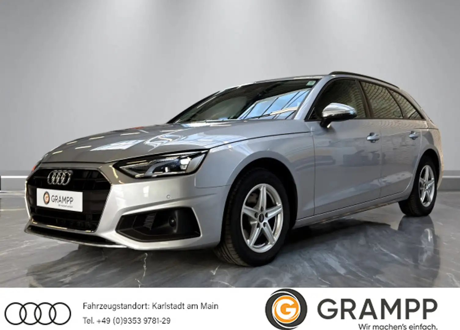 Audi A4 35 TDI S-tronic +AHK+KAMERA+LED+ASSISTS Silber - 1