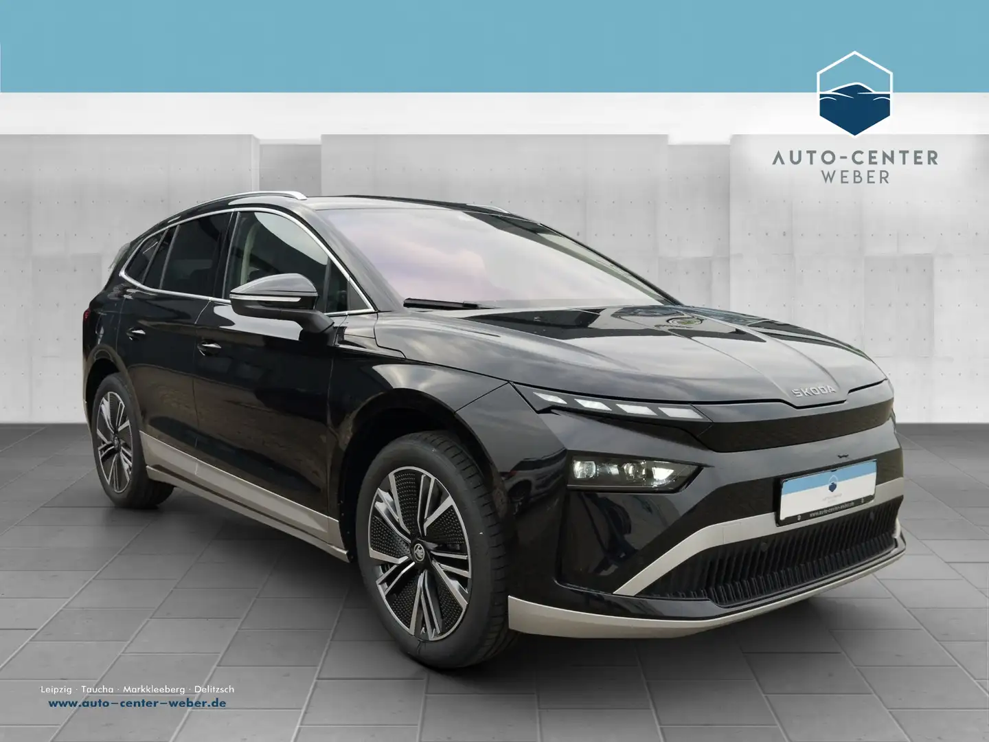 Skoda Enyaq 60 Automatik #LED Matrix #AHK #SH v+h #PDC Zwart - 1