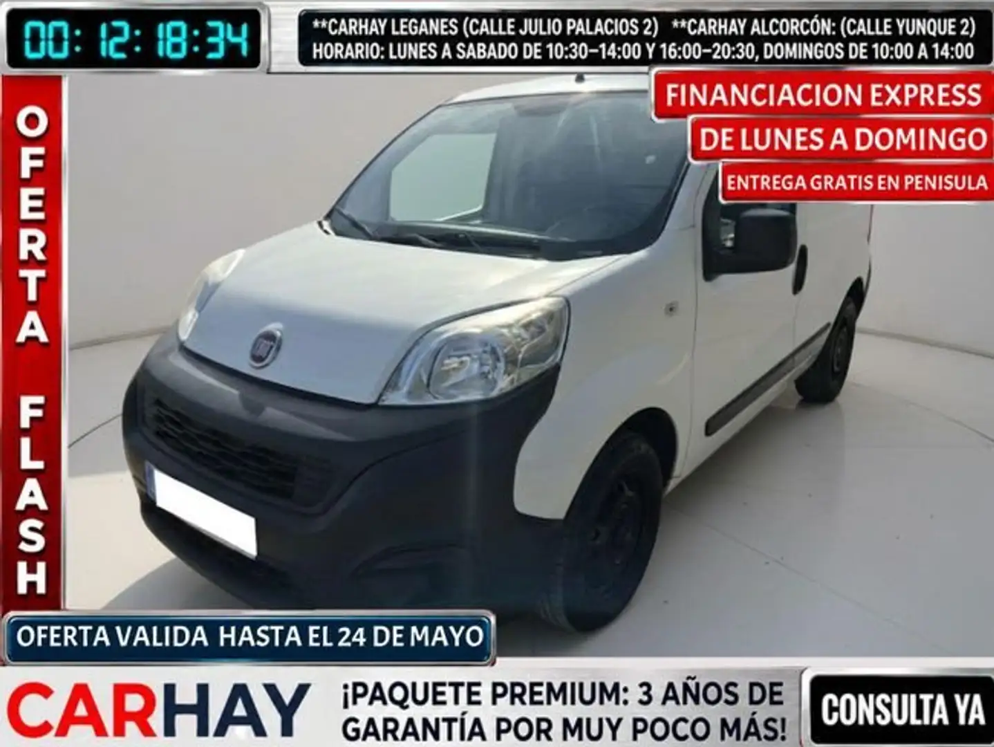 Fiat Fiorino Cargo Base 1.3 Mjet 59kW (80CV) E6 Blanco - 1