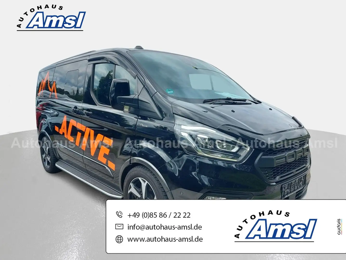 Ford Tourneo Custom 2.0 TDCi ACTIVE L1*8fach*Standhzg Negru - 1