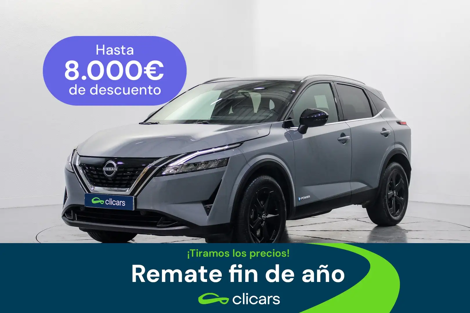 Nissan Qashqai E-POWER Black Edition 4x2 140kW Gris - 1