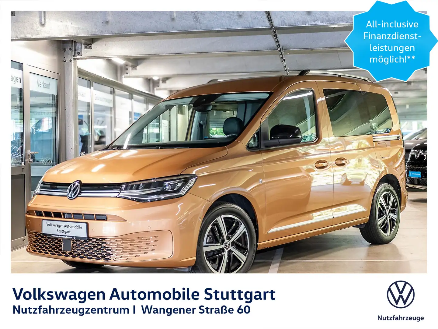 Volkswagen Caddy Style 1.5 TSI Euro 6d ISC FCM  LED Klima Orange - 1