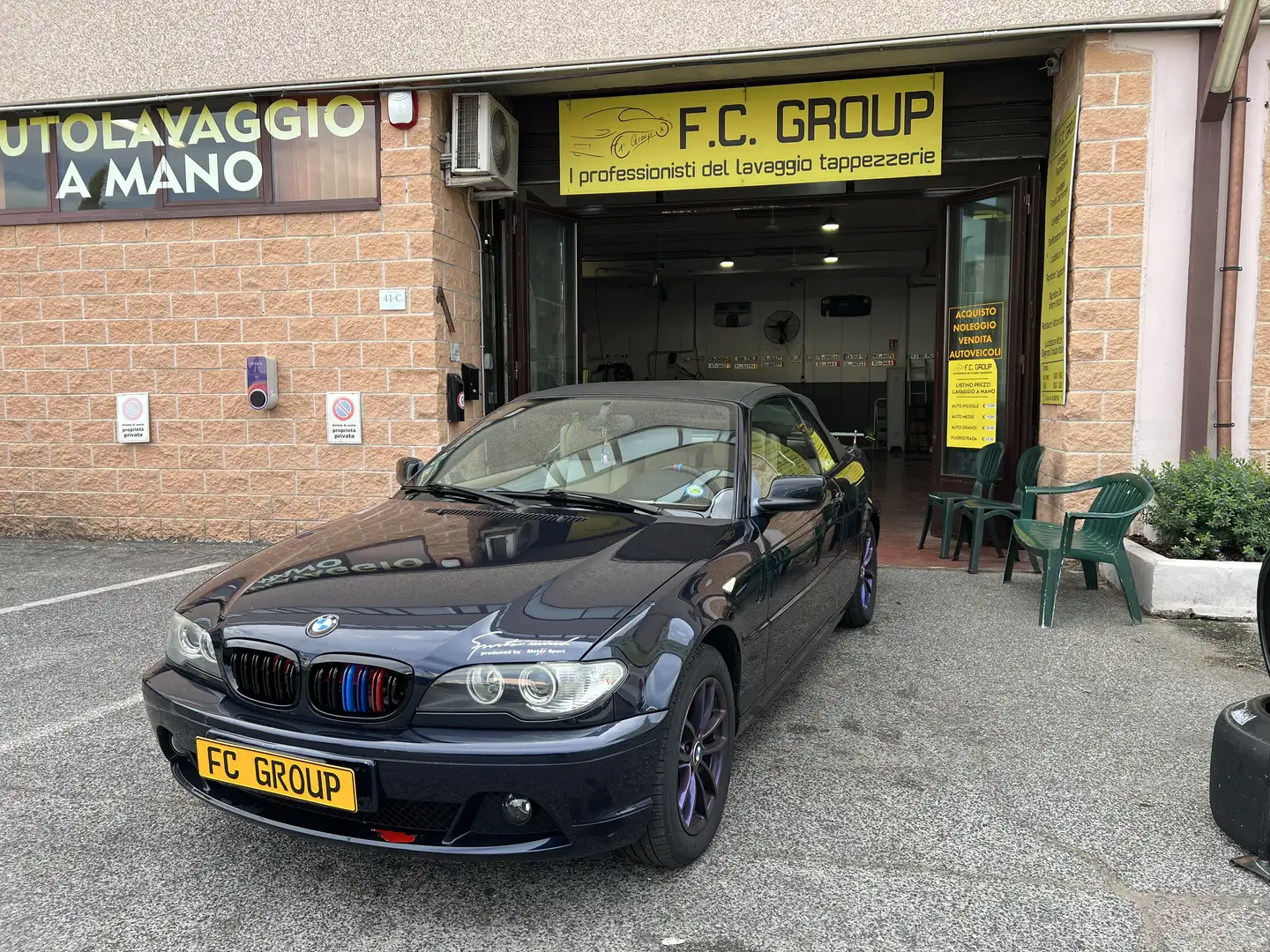 BMW 318 Serie 3 E46 Cabrio 318ci Cabrio 143cv Bleu - 1