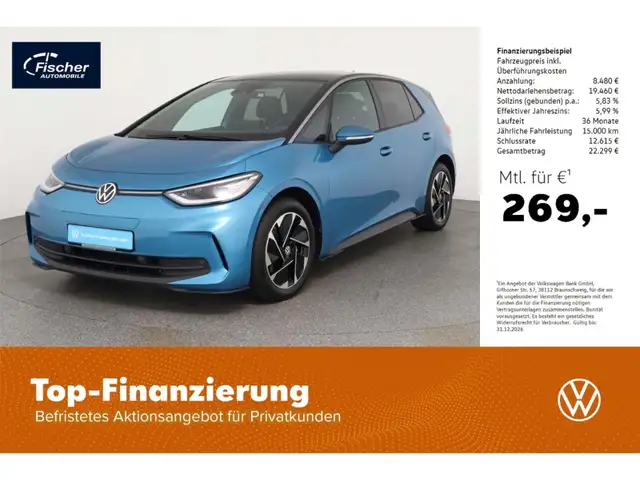 Volkswagen ID.3 Pro 58kWh NAV/Matrix/RFK/18''/keyless
