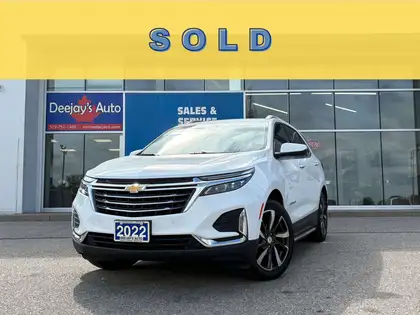  2022 Chevrolet Equinox SUV / Crossover Four-Wheel Drive 6-Speed Automatic