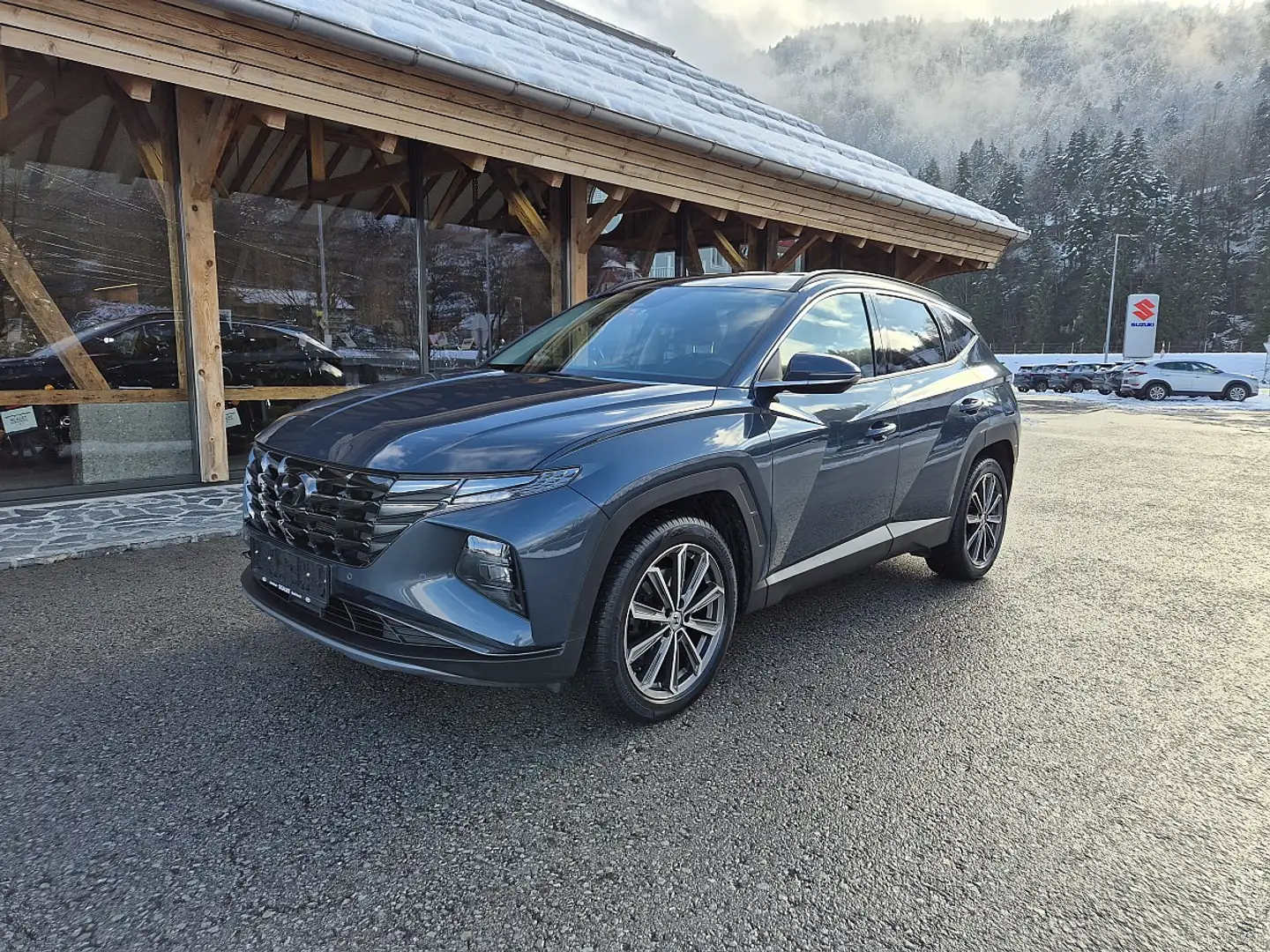 Hyundai TUCSON Tucson 1,6 T-GDI Plug-In Hybrid 4WD Trend Line ... Blauw - 1