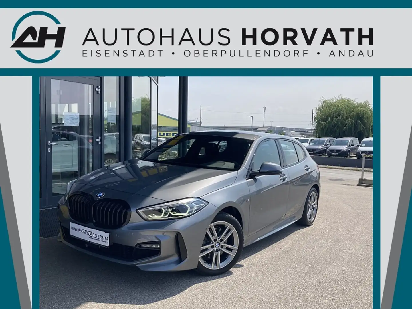 BMW 118 d Aut. M-Sport!M-SPORT,NAVI,KAMERA,COCKPIT PROF! Grijs - 1
