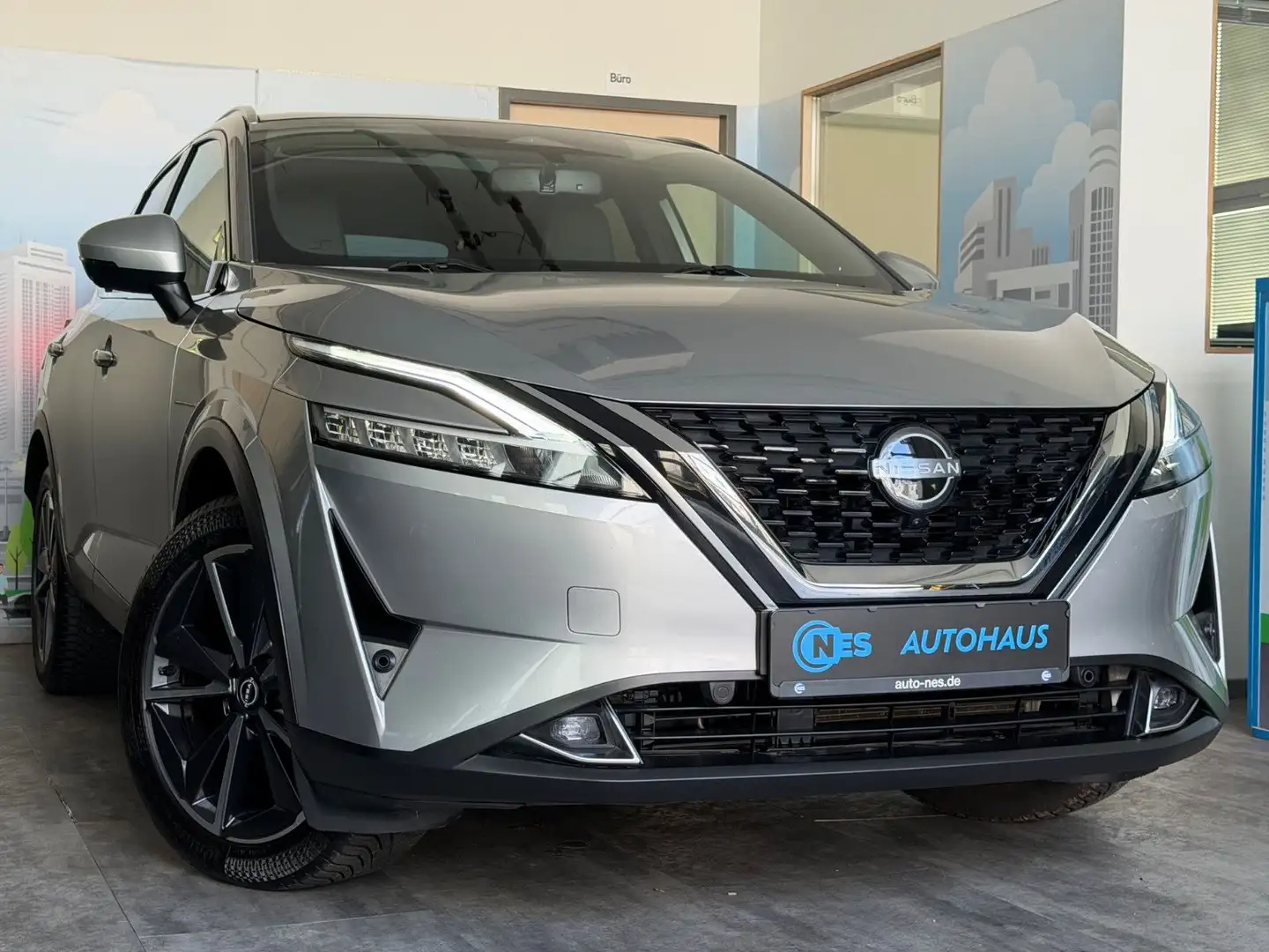 Nissan Qashqai QASHQAI TEKNA 1.3 DIG-T*360*PANO*BOSE*HUD*KEY* Argent - 2