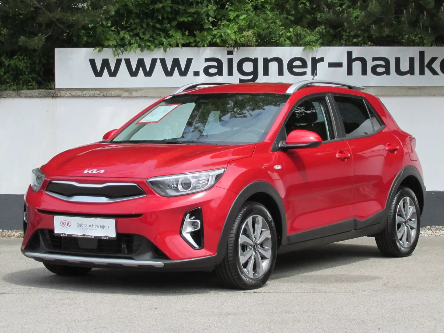 Kia Stonic 1,0 TGDI GPF ISG Silber DCT Aut. Rouge - 1