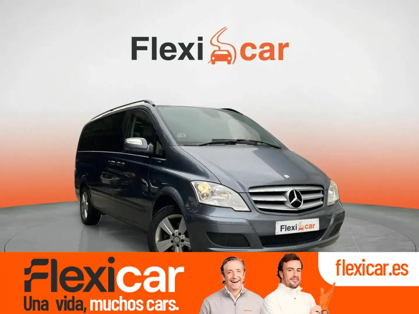 Mercedes-Benz Viano 2.2CDI Ambiente Largo 4M Aut. Gris - 1