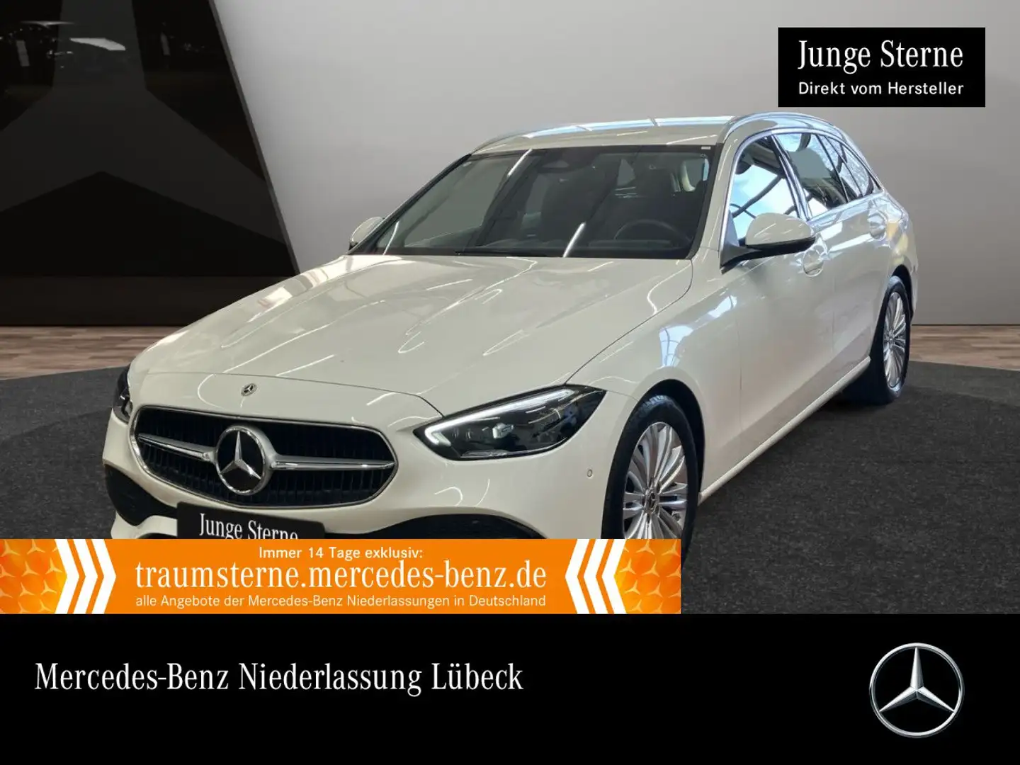 Mercedes-Benz C 200 T AVANTG+KAMERA+TOTW+KEYLESS+9G Weiß - 1