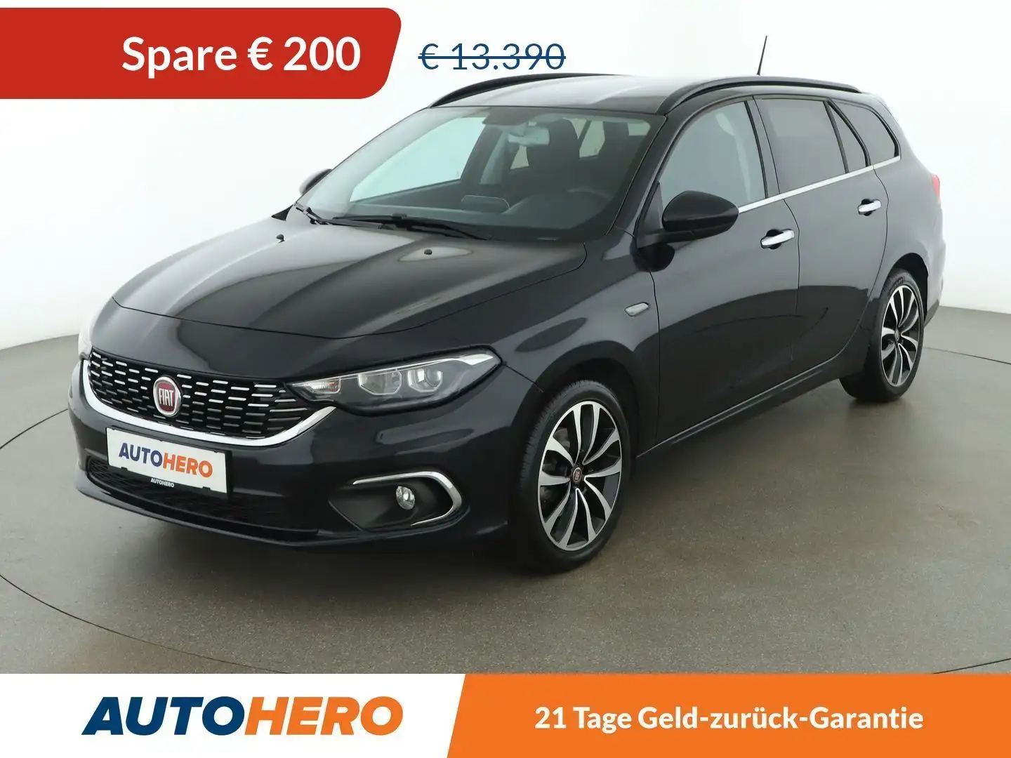 Fiat Tipo 1.4 Turbo Lounge *TEMPO*NAVI*CAM*SHZ*KLIMAAUT*BT* Schwarz - 1