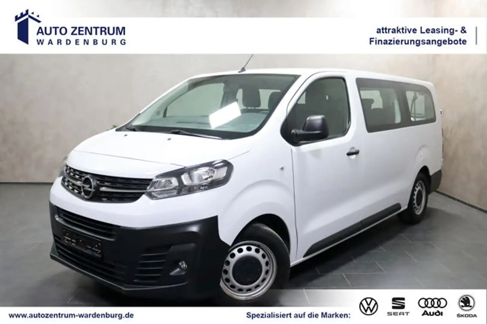 Opel Vivaro Kombi Lang 1.5 CDTI 9-Sitzer PDC KLIMA Білий - 1