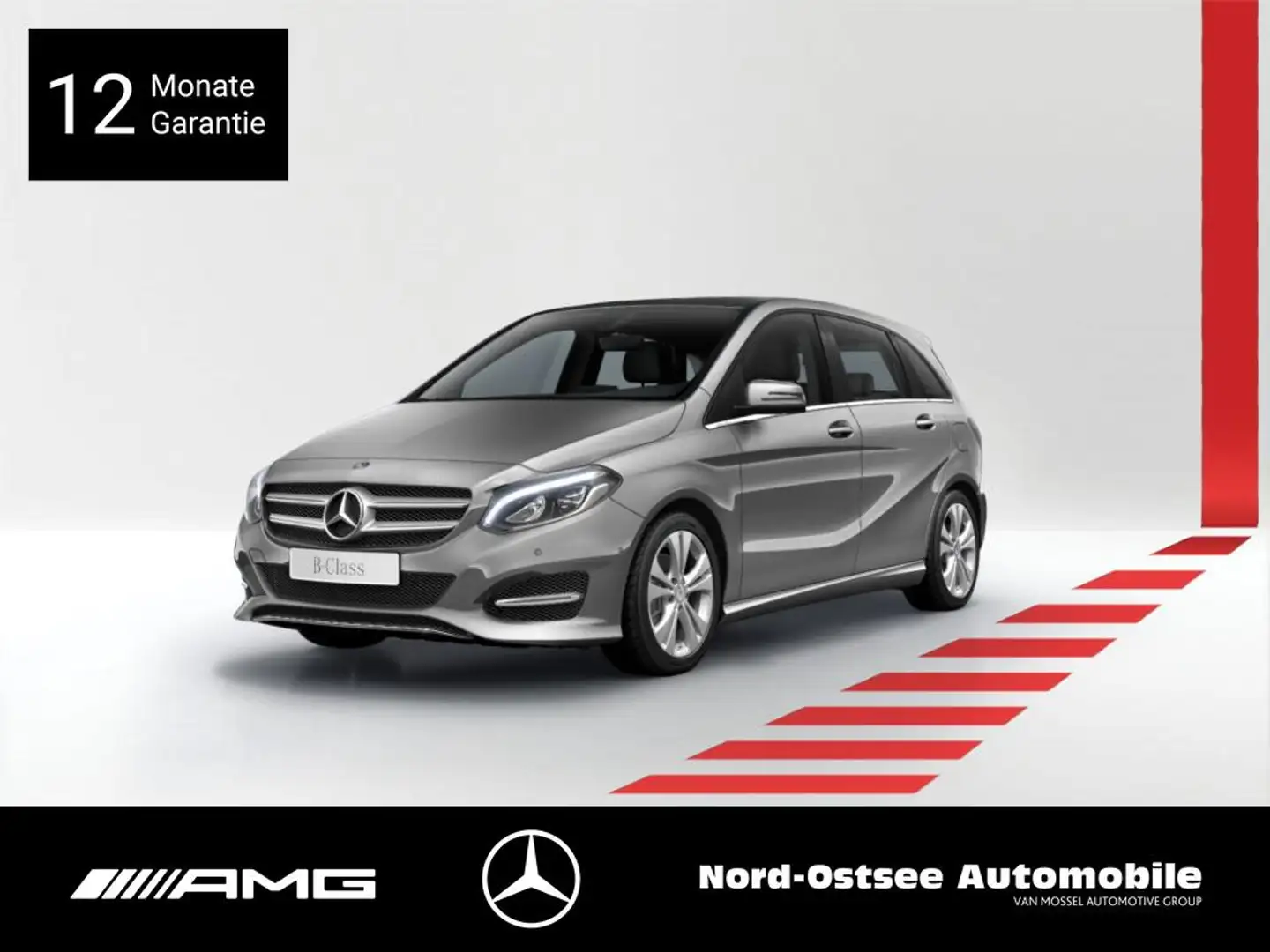 Mercedes-Benz B 200 URBAN NAVI PDC AHK LED SHZ TEMPOMAT Gris - 1