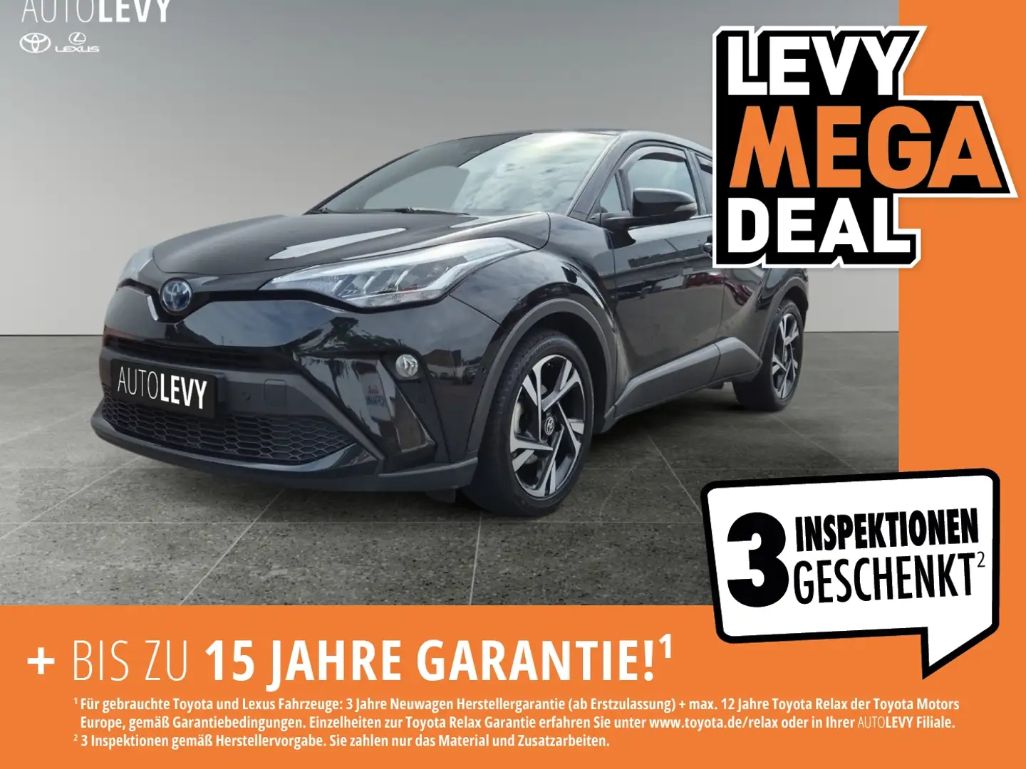 Toyota C-HR Hybrid 2.0 Team D Sitzhzg*Navi*AHK*CarPlay Noir - 1
