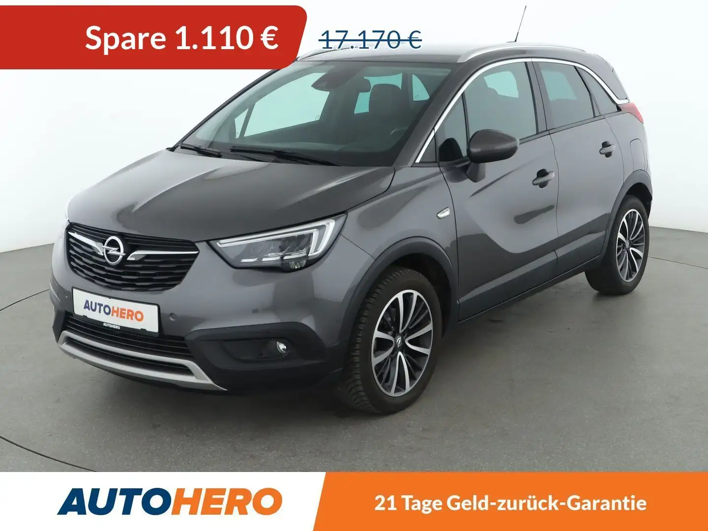 Opel Crossland X 1.5 CDTI Ultimate Aut.*NAVI*LED*HEADUP*CAM*SPUR* Grau - 1