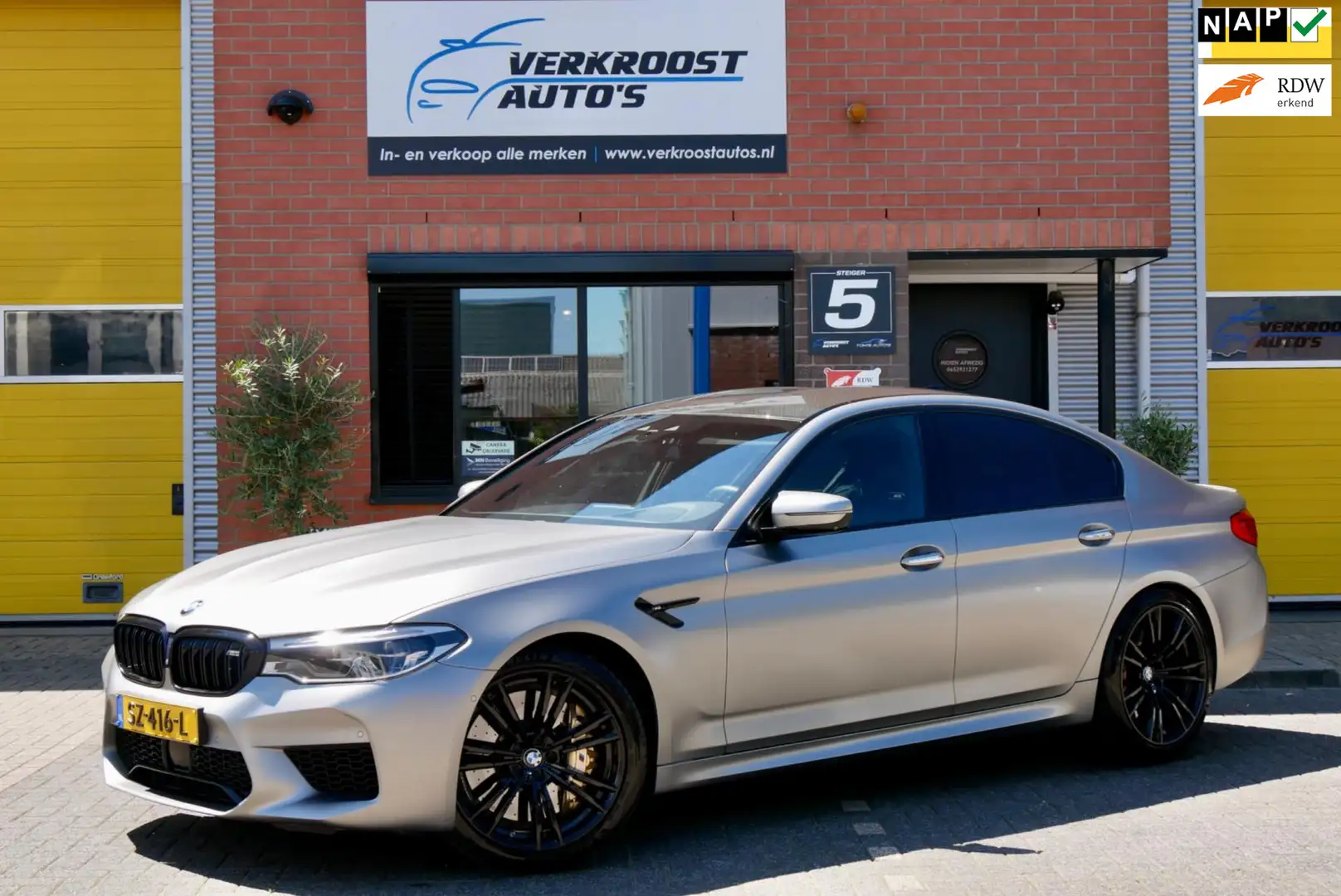 BMW M5 5-serie bowers&wilkins. keramisch. alcan hemel. bt Gris - 1