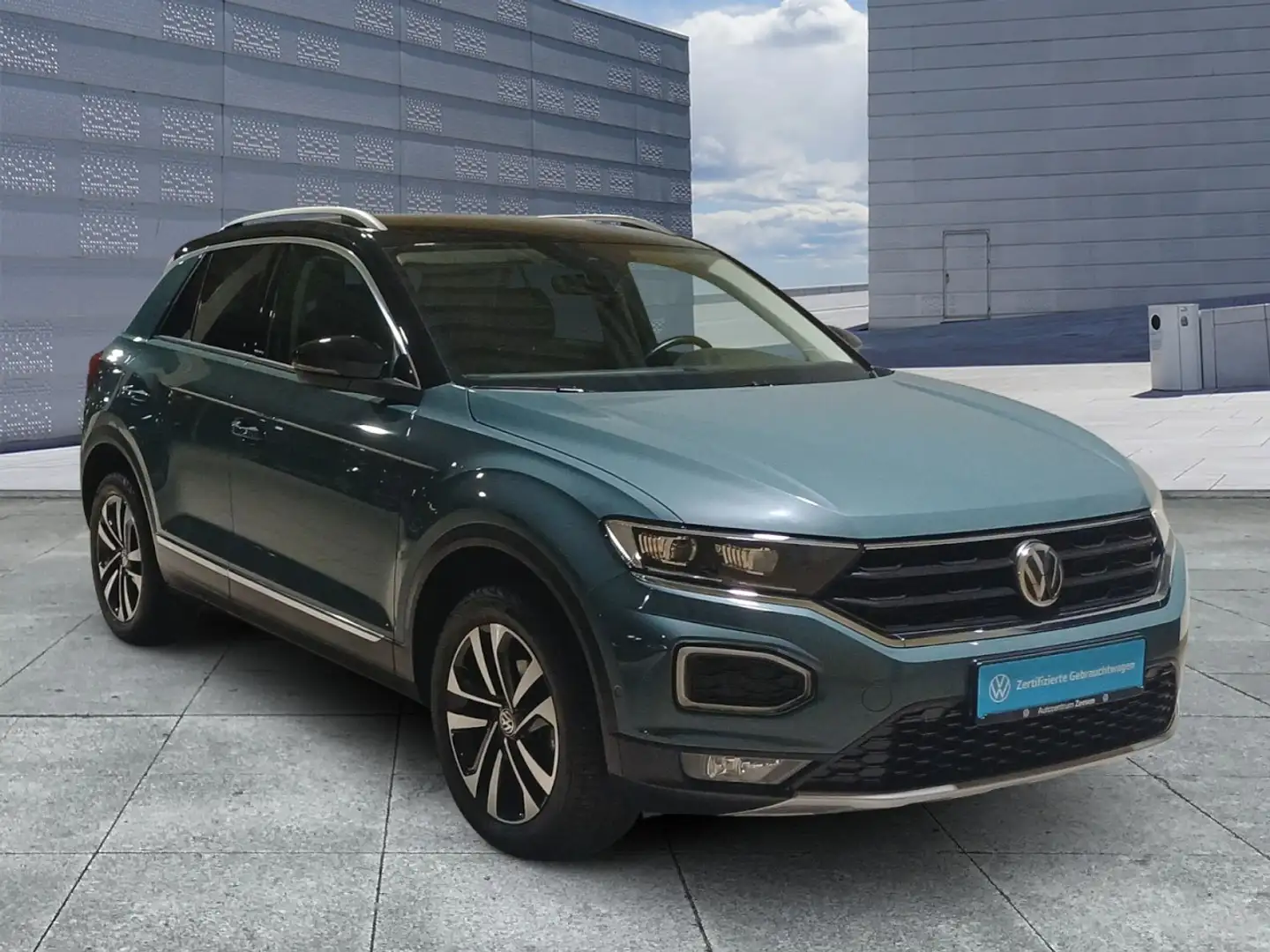 Volkswagen T-Roc 1.5 TSI IQ.DRIVE ACT OPF DSG+USB+DAB+SHZ+ Klima Blau - 2