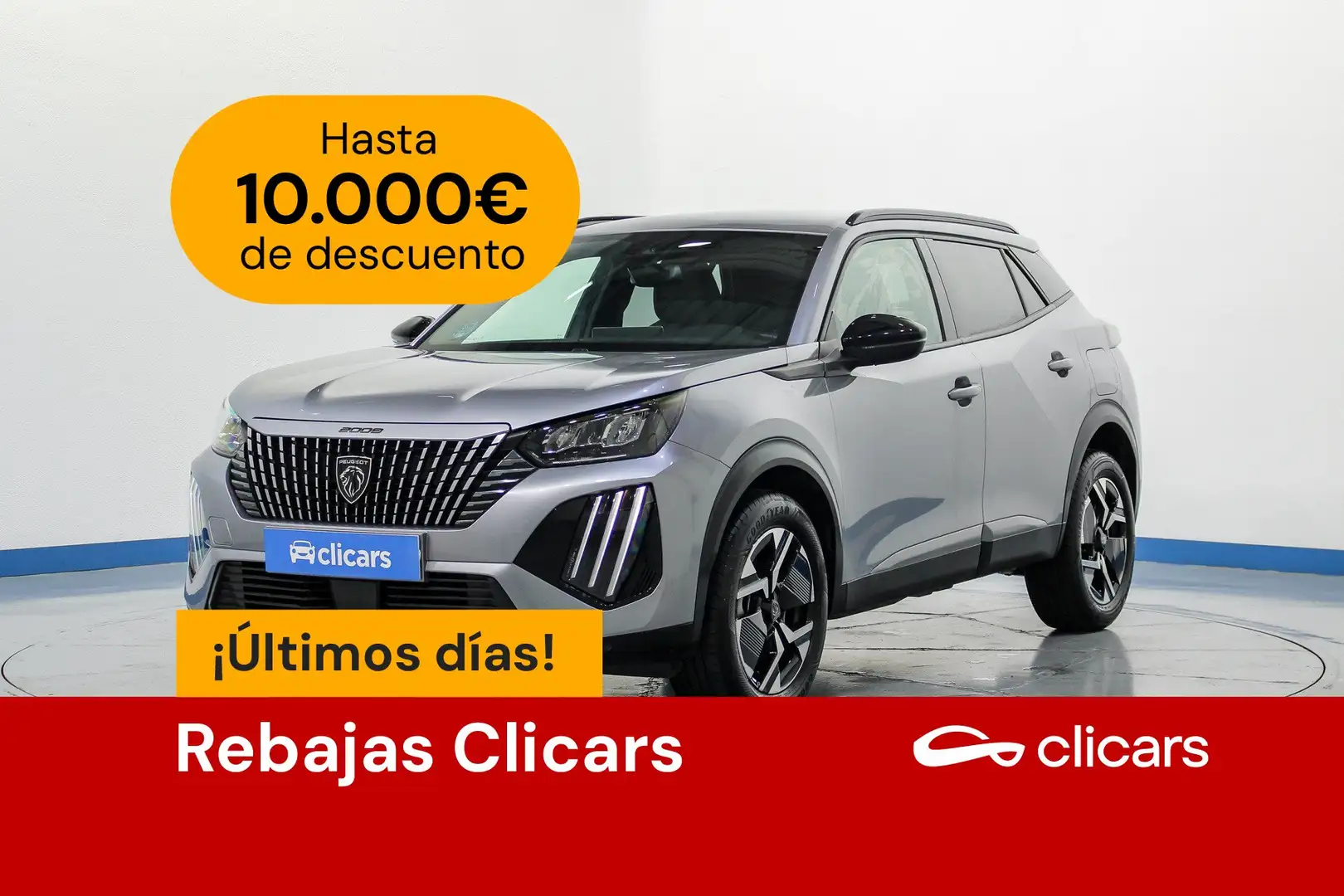 Peugeot 2008 1.2 PureTech S&S Allure 100 Plateado - 1