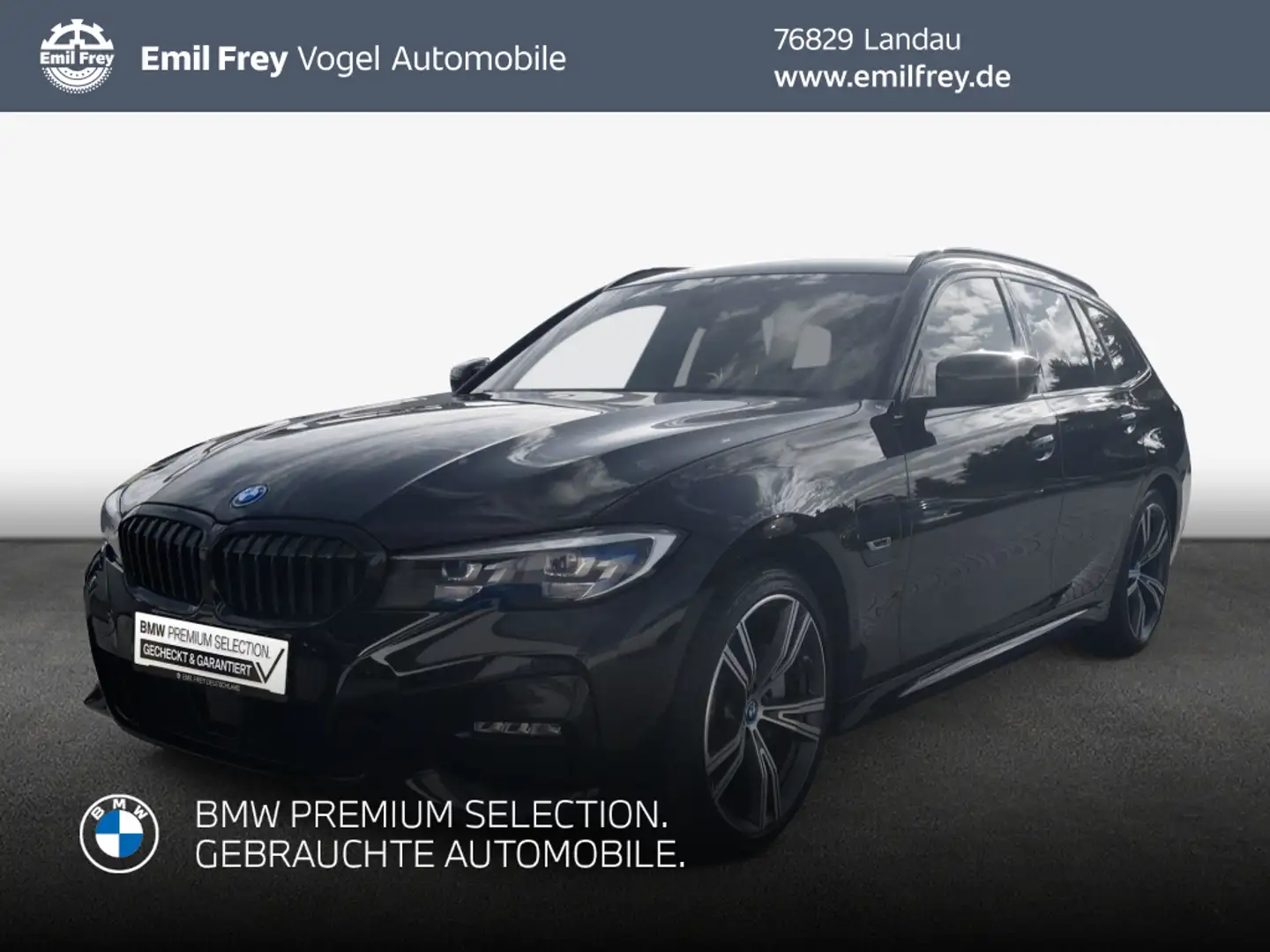 BMW 330 e Touring xDrive Aut. M Sport Schwarz - 1